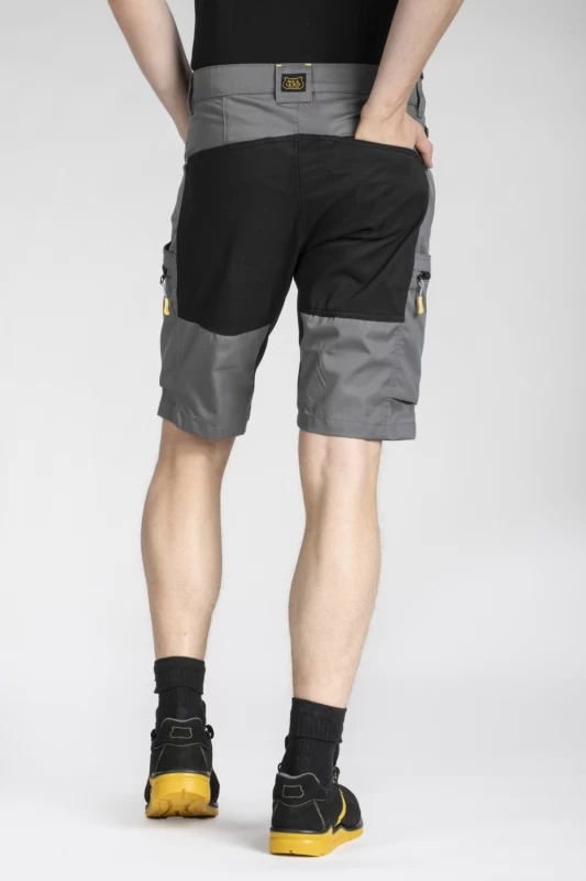 Multi-pocket work Bermuda shorts MOBISHO GREY