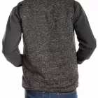 Sleeveless quilted vest ARCHIE GREY