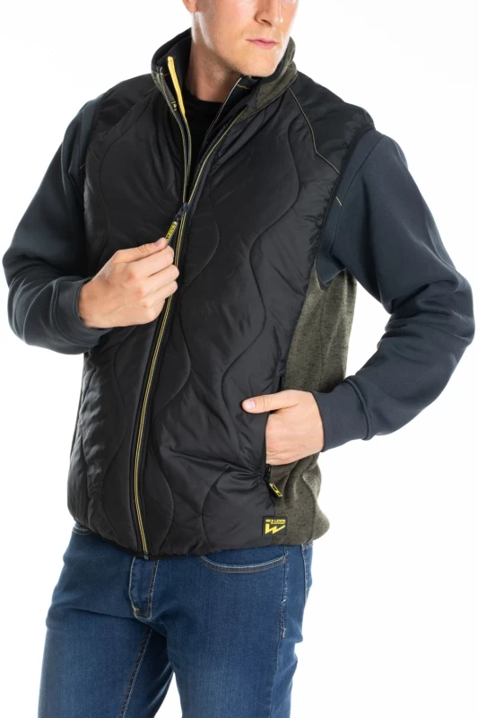 Sleeveless quilted vest ARCHIE