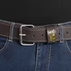 Ceinture cuir avec boucle acier CAPTAIN