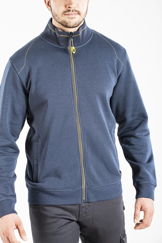 Felpa con zip FULLZIP