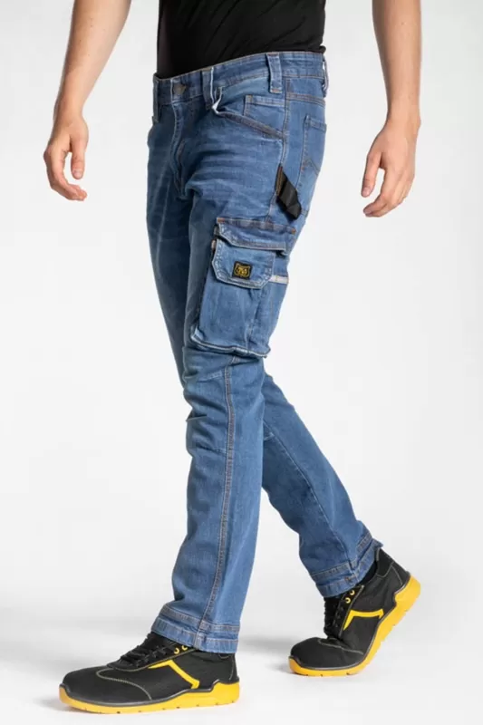 Jeans de travail multipoches Fibreflex® JOB 