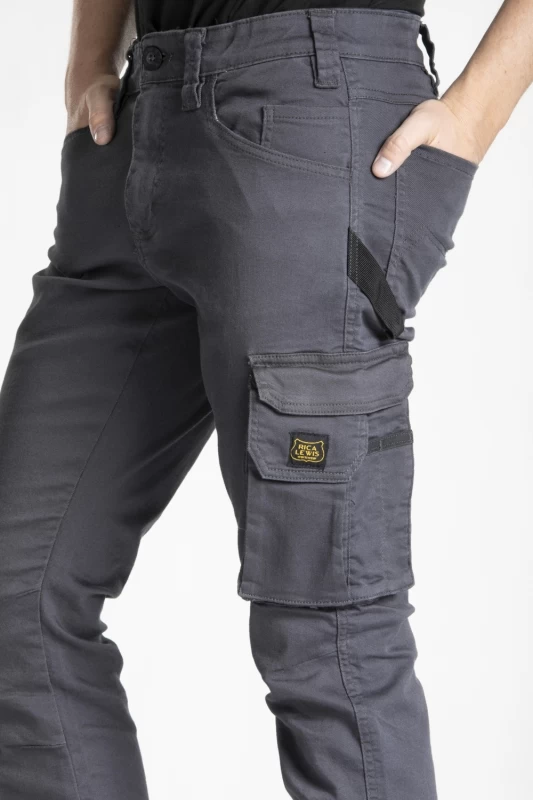 Pantaloni da lavoro multitasche stretch Fibreflex® JOBC ANTRACITE