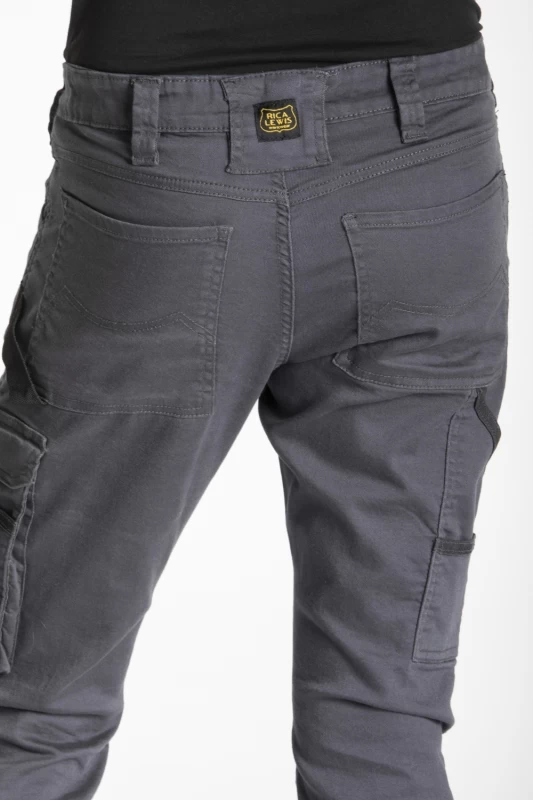 Pantaloni da lavoro multitasche stretch Fibreflex® JOBC ANTRACITE