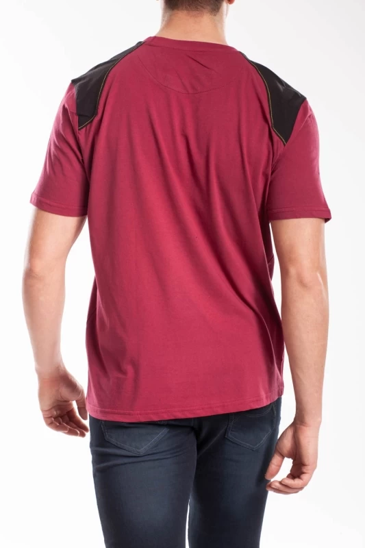 Reinforced cotton T-shirt WORKTS RED