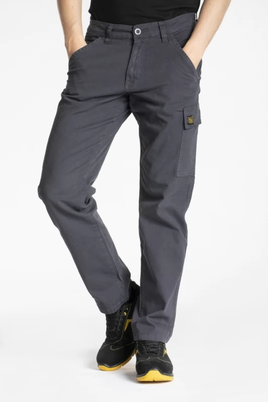 Pantalone da lavoro stile carpenter stretch Fibreflex® CARP GRIGIO SCURO