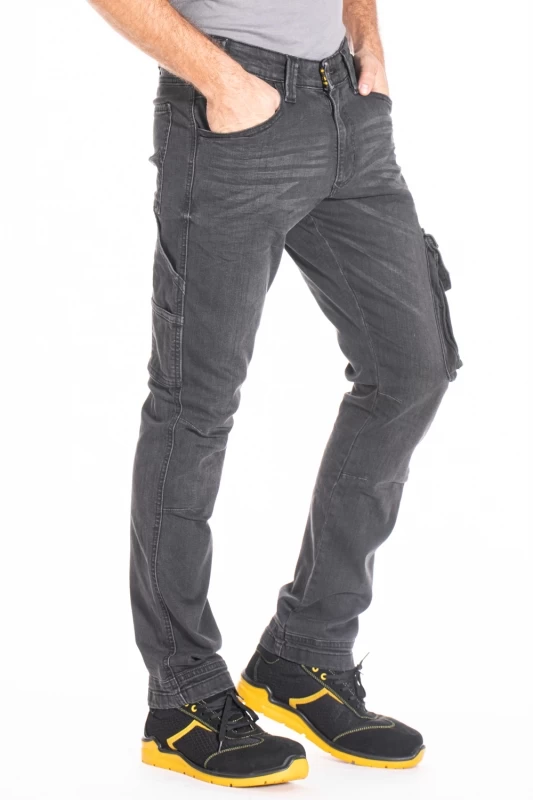 Jeans da lavoro multitasche stretch Fibreflex® JOBGR