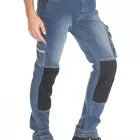 Jeans de travail Fibreflex® avec emplacement genouillères JOBPRO 