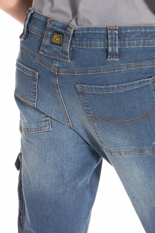 Jeans de travail Fibreflex® avec emplacement genouillères JOBPRO 