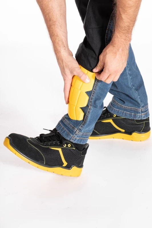 Jeans da lavoro multitasche stretch Fibreflex® con tasca per ginocchiere JOBPRO