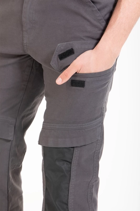 Pantalone da lavoro utility stretch Fibreflex® con tasca per ginocchiere HARDY