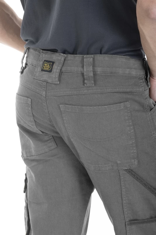 Pantaloni da lavoro multitasche stretch Fibreflex® JOBC GRIGIO