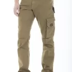 Pantaloni da lavoro multitasche stretch Fibreflex® JOBC TABACCO