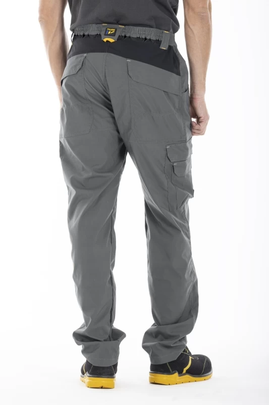 Multi-pocket technical work pants LONGTEC GREY