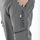 Multi-pocket technical work pants LONGTEC GREY