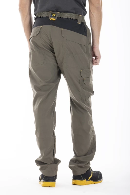 Multi-pocket technical work pants LONGTEC