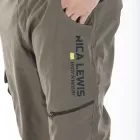 Multi-pocket technical work pants LONGTEC