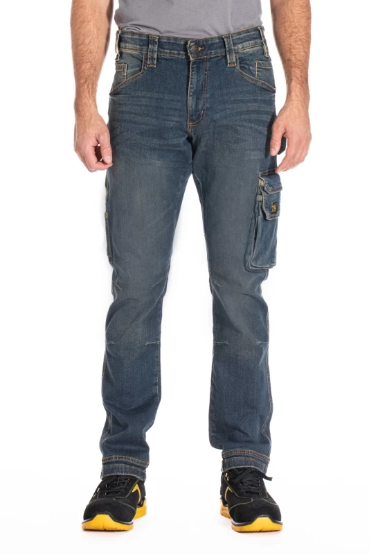 Jeans da lavoro multitasche stretch Fibreflex® JOBDY